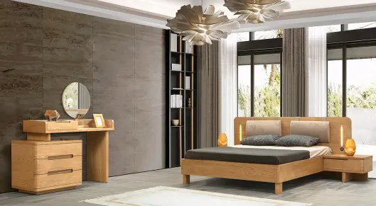 Product img 2, Maldiv 6 Kapaklı Ceviz Yatak Odası Takımı